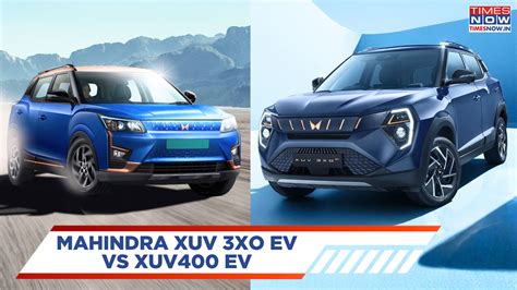 Mahindra XUV 3XO EV vs XUV400 EV - Price And Range Comparison | Times Now