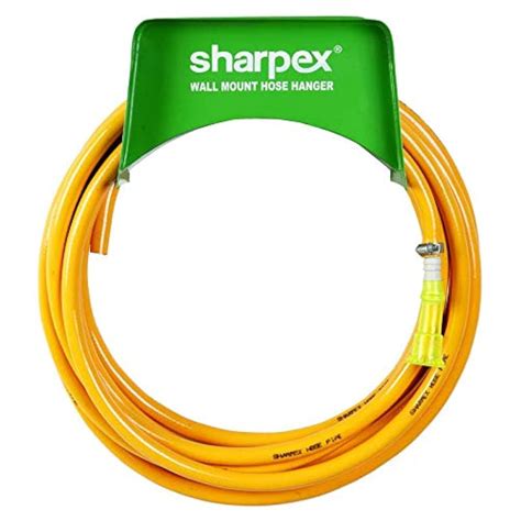 Sharpex Combo Of Hose Hanger And Hose Pipe For Garden, Car Bike Washing ...