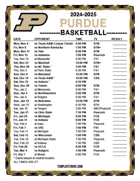 Purdue 2025 26 Basketball Roster