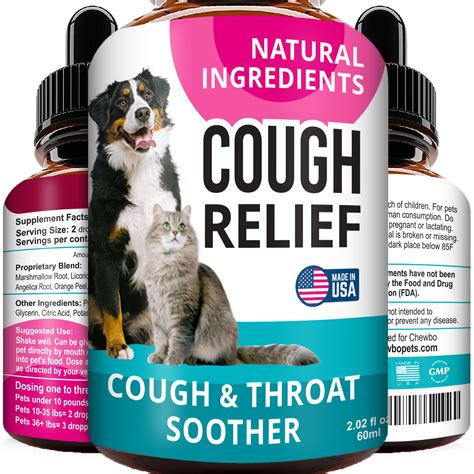Kennel Cough Drops for Dogs and Cats - 2oz Pet Herbal Remedy - Throat ...
