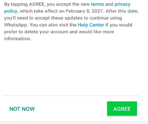 Whats App New policy from February 8