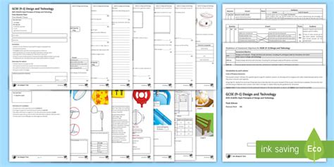 OCR GCSE Design & Technology (J310/01) Principles of Design Exam Paper Exam