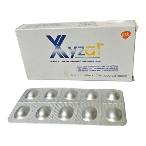 Xyzal_Levocetirizine 5mg_H10v_GSK