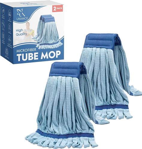 Amazon.com: 2 Pack - Heavy Duty Microfiber Mop Head | Robust, Blue ...