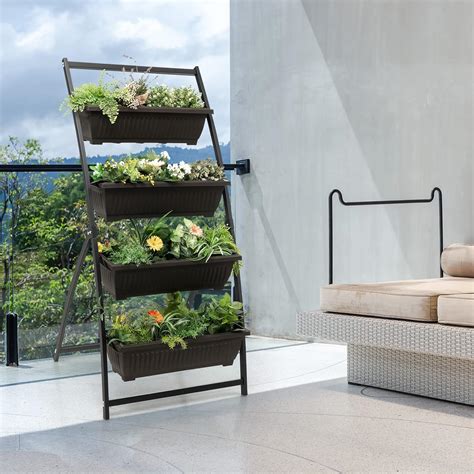 Giantex 5.2FT Vertical Raised Garden Bed, 4-Tier India | Ubuy