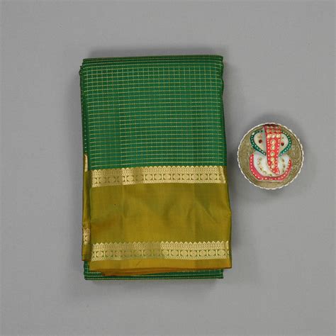 Hayagrivas Green Pure Kanjivaram Silk Saree KBE2035A6-7 – Hayagrivas ...