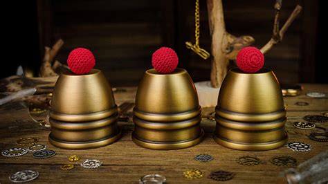 【お取り寄せ】Artistic Combo Cups and Balls (ブラス・コンボカップセット) by TCC （カップ＆ボール ...