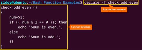 Image result for Bash Function Definition