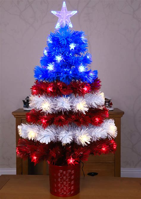 American Flag Christmas Tree
