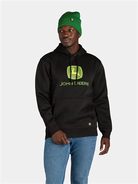 John Deere Men's Work Hoodie with Beanie, Sizes S-XL - Walmart.com