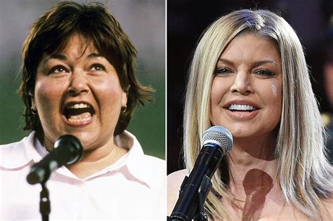 Fergie's NBA All-Star National Anthem: Roseanne Barr Compares to Her ...