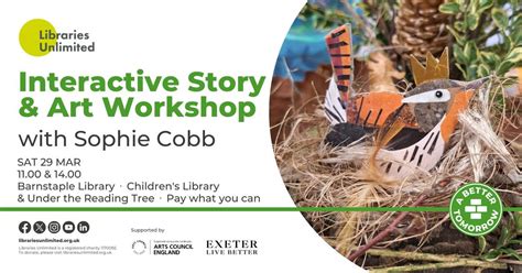 Interactive Story & Art Workshop with Sophie Cobb, Tuly Street, EX31 ...