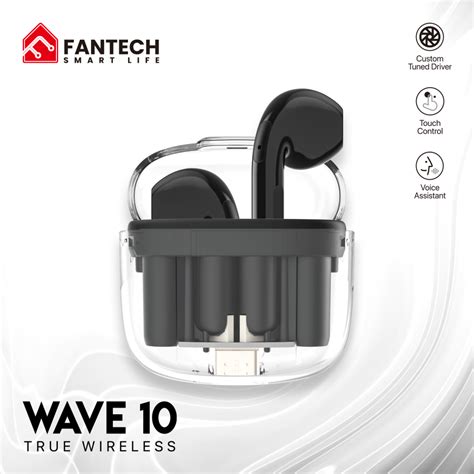 Bluetooth slusalice Fantech Wave 10 crne - Mob-Shop