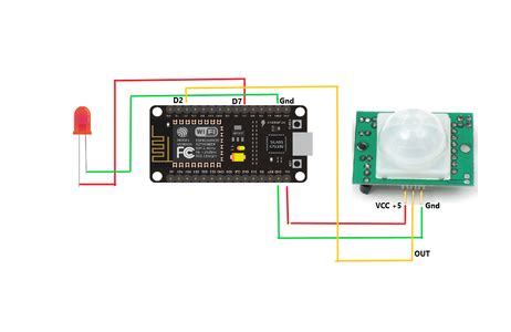 Image result for Security System Using Nodemcu and Motion Sensor