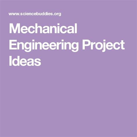 Mechanical Engineering Design Project Ideas 的图像结果