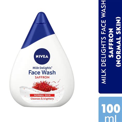Nivea Milk Delights Cleanses & Brightens Safrron Face Wash, 100 ml ...
