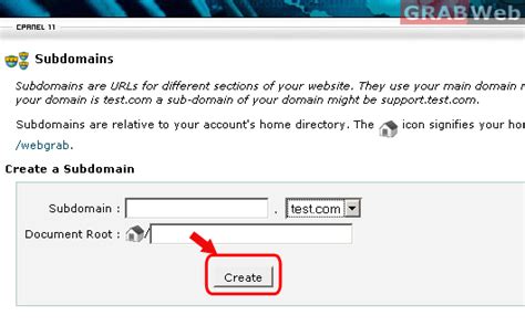 How can I add subdomain for my domain in cPanel - GRABWEB [India]
