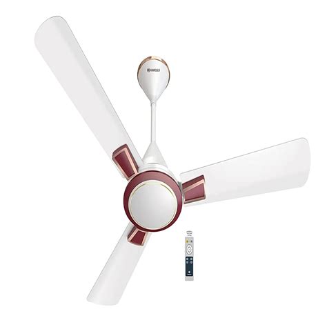Havells Astura 1200mm Remote Control 5 Star BLDC Ceiling Fan (White Ma ...