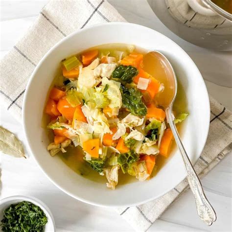 Chicken and Cabbage Soup - Through The Fibro Fog