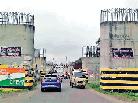 The tender process for the incomplete bridge in Petlad, which has been ...