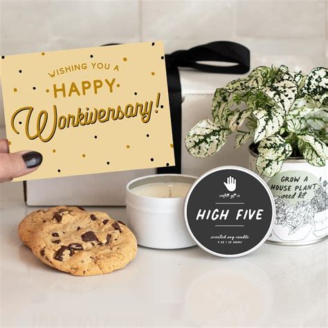 Work Anniversary Gift for Employee Happy Workiversary Gift Box Employee ...