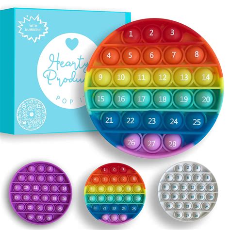 Hearty Products Poppit Fidget Toy Pack Of 3 With Numbers | Desertcart INDIA