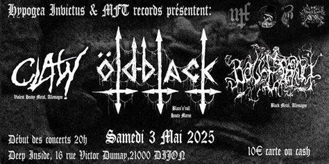 Concert Old Black, Balberskult, Claw au Deep Inside, DEEP INSIDE KLUB ...