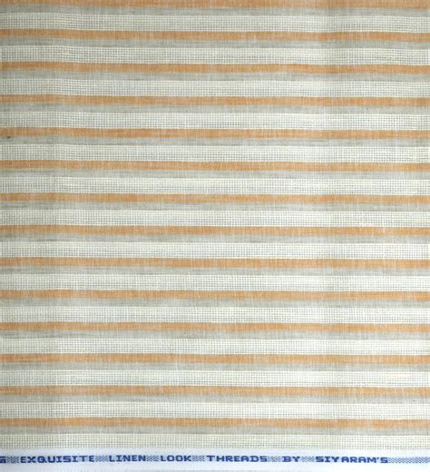 Siyaram's Linen with Cotton Jute Multicolor Striped Unstitched Shirt ...