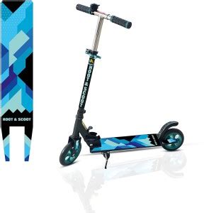 Braintastic Skate Kick Scooter 2 Wheel with Foldable & Height ...