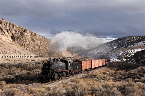 Nevada Northern 93 der NNRY zwischen East Ely und Ruth