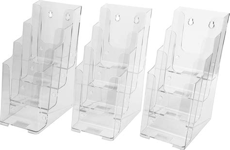 XMSound Premium Acrylic Brochure Holder - 4 Tier Multi India | Ubuy