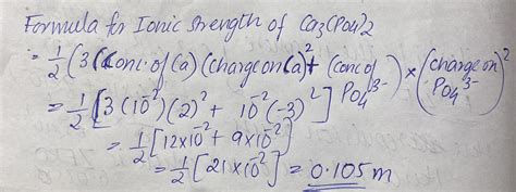 ionic stretgh of 0.01 m ca3(po4)2 - Brainly.in