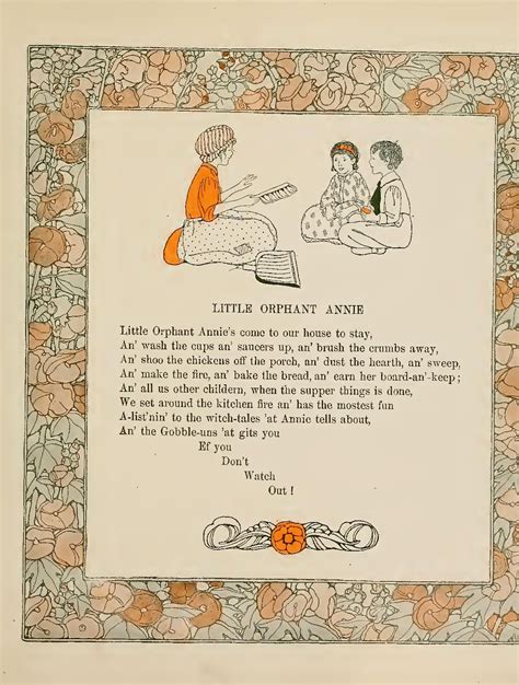 Little Orphan Annie, by James Whitcomb Riley