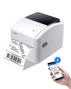 vretti Bluetooth Thermal Label Printer, Wireless Shipping Printer for ...
