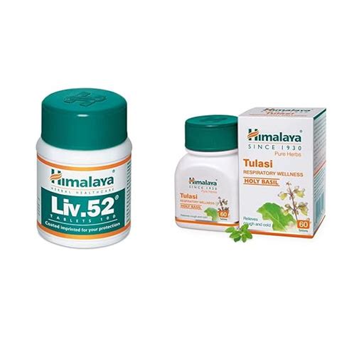 Buy Himalaya Liv.52 Tablets - 100 Counts & Himalaya Wellness Pure Herbs ...