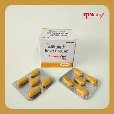 AZISMOOTH-500 Tablets Medrix Labs