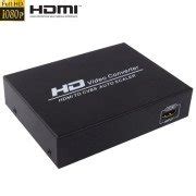 Full HD 1080P HDMI to Video Converter / HDMI to CVBS Auto Scaler ...