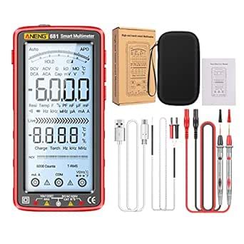 Morelian 681 6000 Counts Digital Multimeter Smart Anti-burn ...