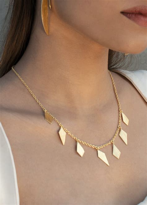 Get Spiked Charm Detail Necklace at ₹ 750 | LBB Shop