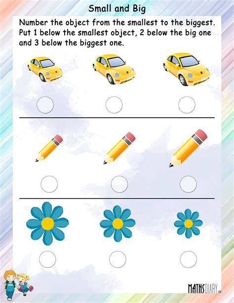 Measurement – Grade 1 Math Worksheets