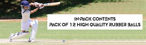 TENNEX Cricket Rubber Ball White Colour | for Tournament, Gully and ...
