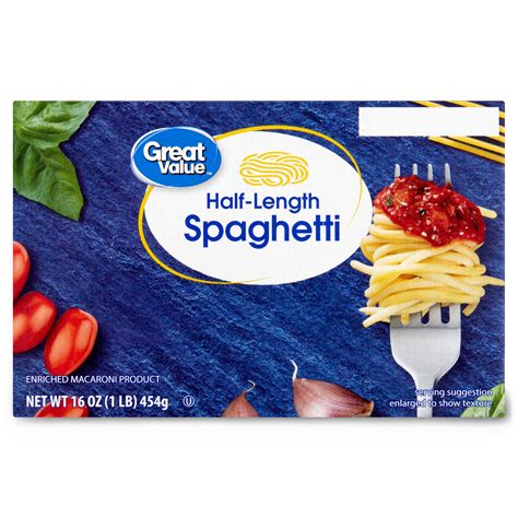 Great Value Half-Length Spaghetti, 16 oz – Walmart Inventory Checker ...