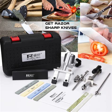 Snapklik.com : RUIXIN PRO RX-009 Kitchen Knife Sharpener System