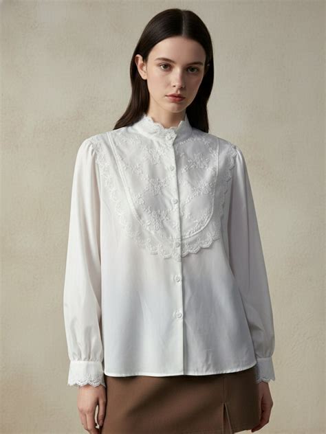 Shop White Textured Scallop Neck Top - for Women | OUTZIDR | Gen-Z Style