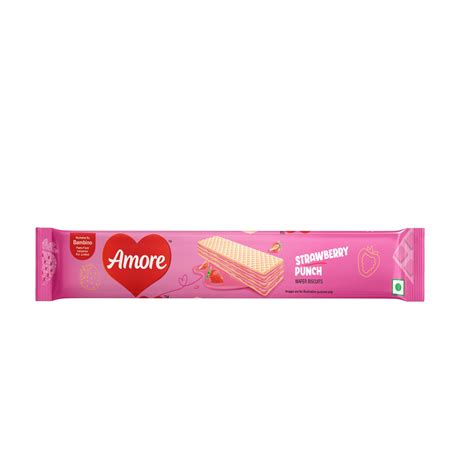 Amore Strawberry Punch Wafer Biscuit – Bambino Pasta