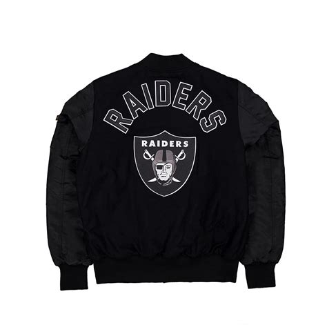 ALPHA INDUSTRIES X LAS VEGAS RAIDERS BLACK JACKET – New Era Hong Kong