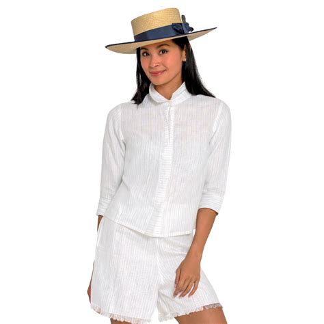 Gretchen Scott Effortless Linen Top Stripe It – Amelia’s Apparel