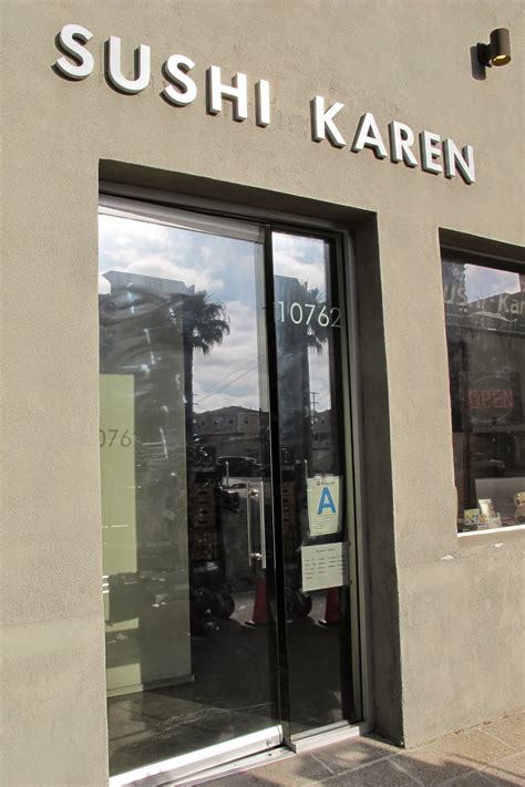 THE SUSHI DIVA: Kudos to Sushi Karen of Culver City