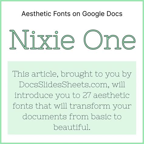 Top 18+ Aesthetic Fonts Google Sheets Ttf
