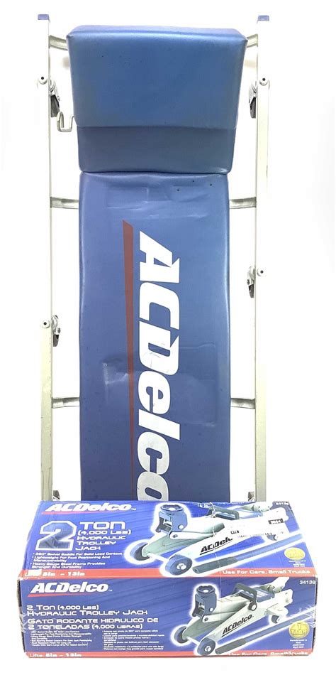 Lot - AC Delco Creeper & 2 Ton Floor Jack